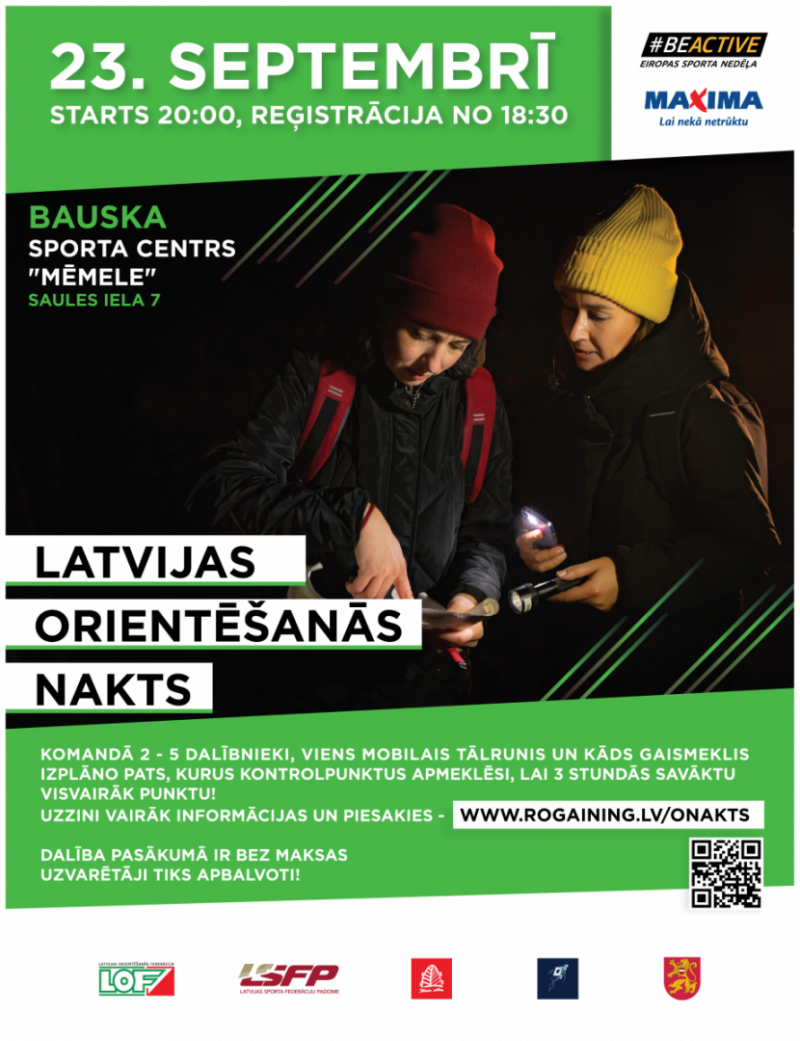 Latvijas Orientēšanās nakts 2022