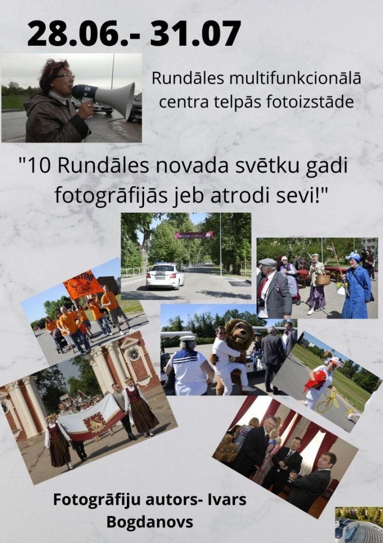 10 Rundāles novada svētku gadi fotogrāfijās