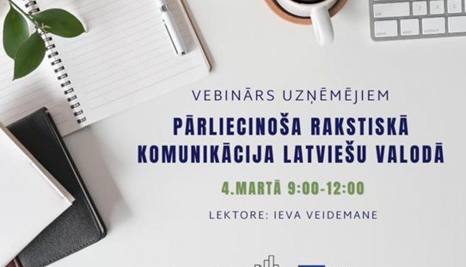 Uzņēmējus aicina uz bezmaksas semināru "Pārliecinoša rakstiskā komunikācija latviešu valodā"