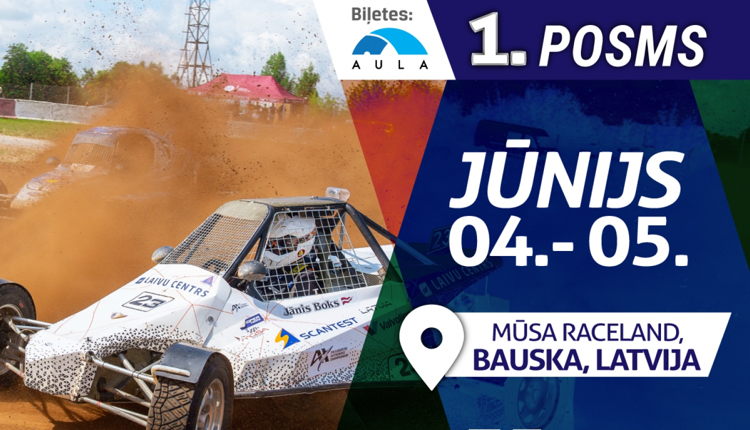 4. un 5.jūnijā Mūsas trasē atklās FIA Eiropas autokrosa čempionātu, uz starta arī latvieši