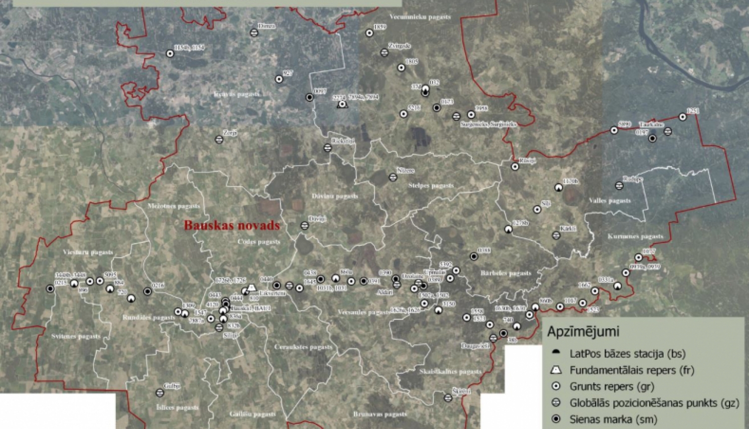 Latvijas Ģeotelpiskās informācijas aģentūra apseko valsts ģeodēziskā tīkla punktus