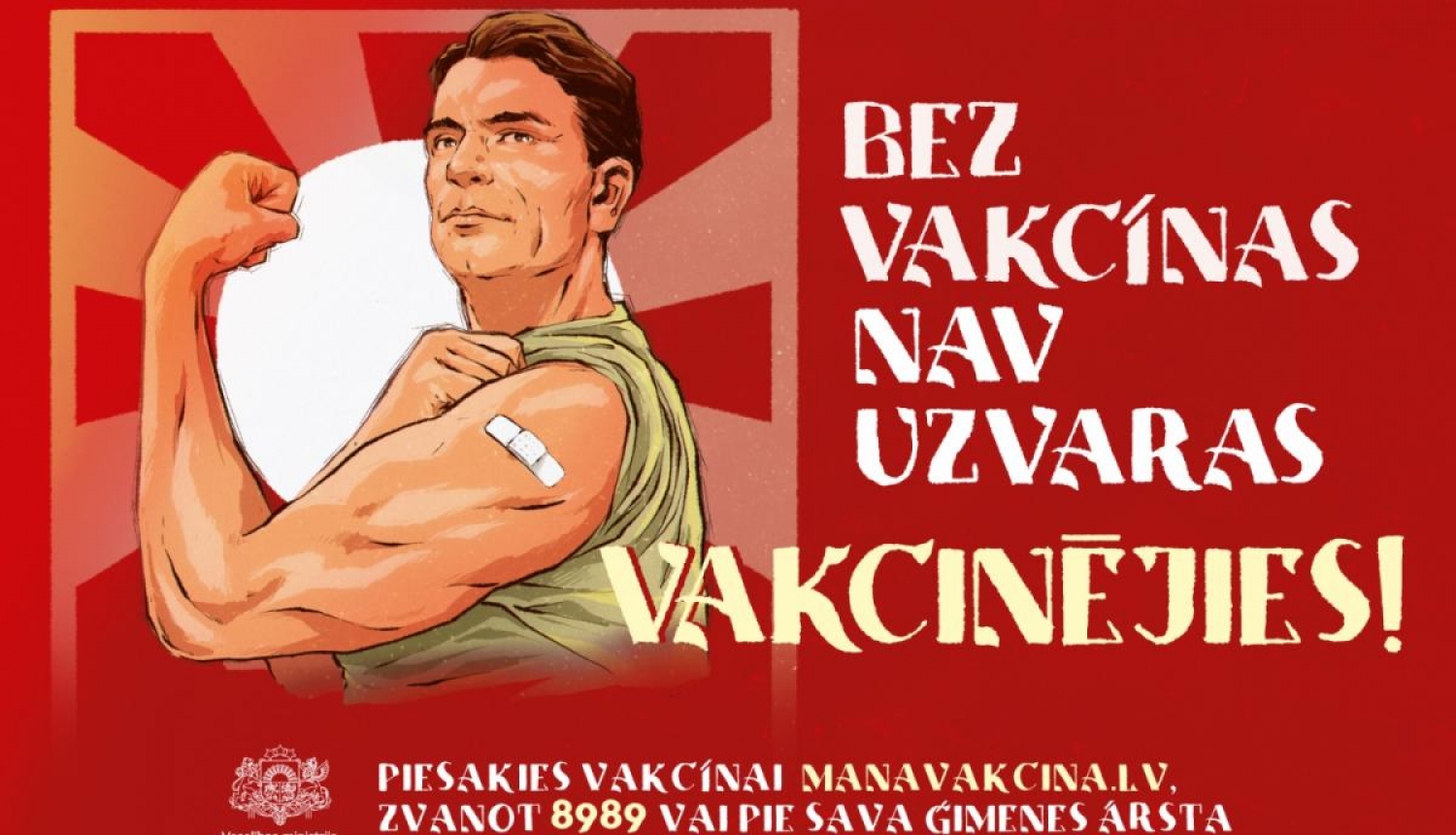 Bez vakcīnas nav uzvaras! Veselības ministrija uzsāk vakcinācijas aptveri veicinošu reklāmas kampaņu